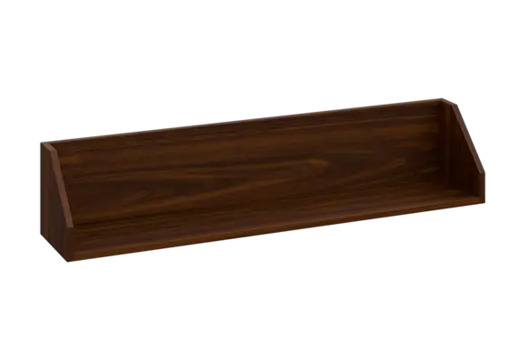 BPA - 120 police na zeď, 240x1200x240, ořech královský